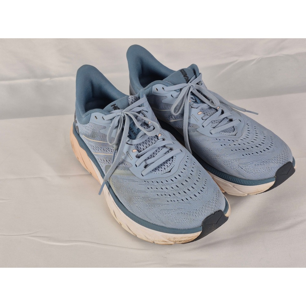 Hoka One One Arahi 5 Womens 11 Wide Running Shoes Blue Peach 1115013 Size 11D